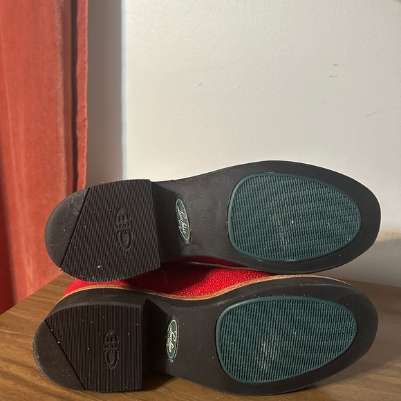 Lucchese 2000 red stingray crepe sole cowboy boot - Picture 5 of 7